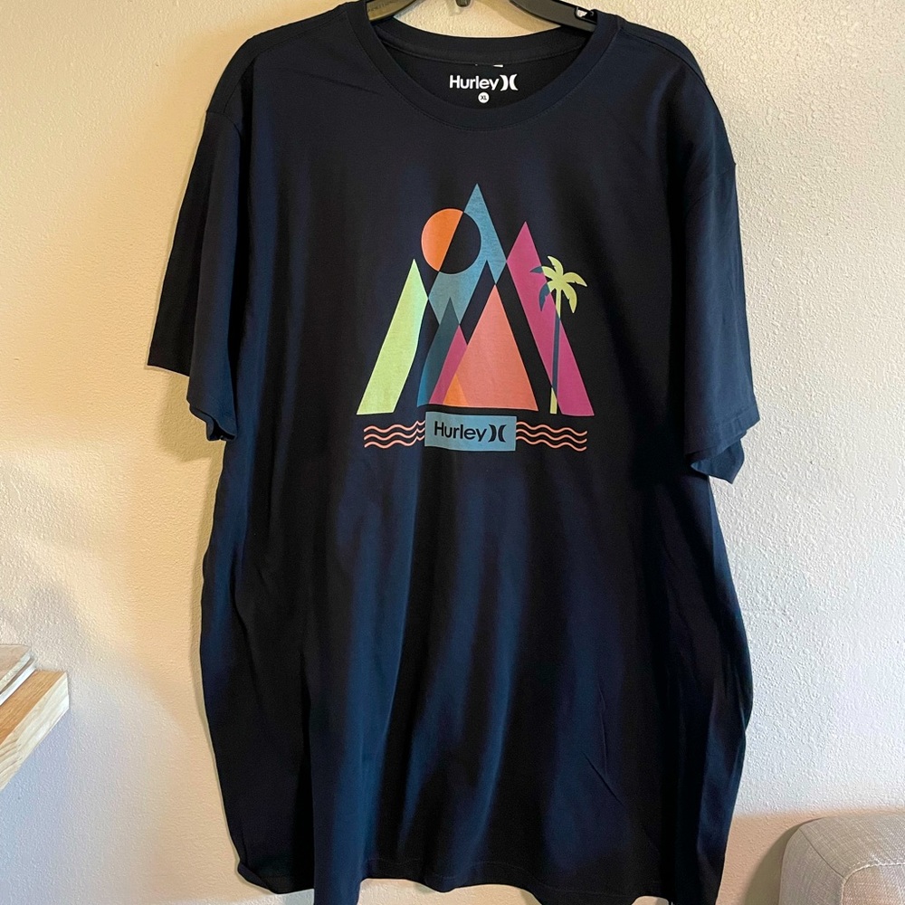 Black Hurley Graphic Tee